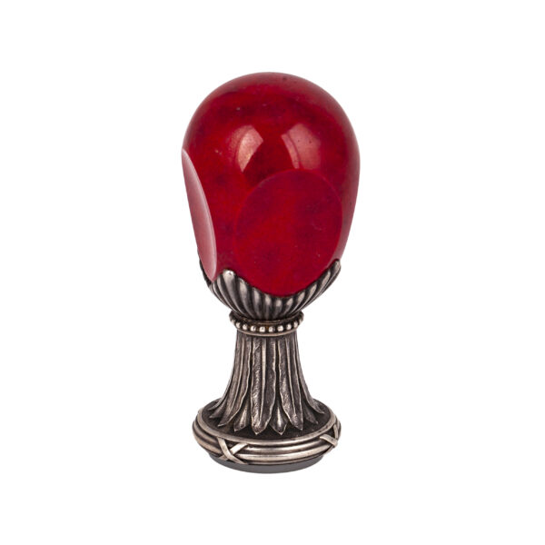 Lot 0113 <br/>A Faberge silver and purpurine seal <br/>Estimate: 4000-5000€ - Image 2