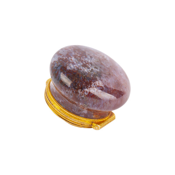 Lot 0115 <br/>A Russian gem-set, agate and golden mount bonbonniere <br/>Estimate: 3500-5000€ - Image 5