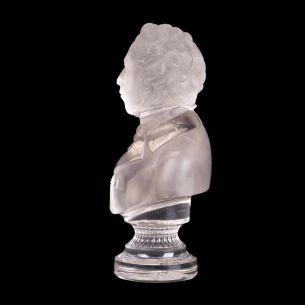 Lot 0138 <br/>A Russian seal in the shape of Alexander Pushkin <br/>Estimate: 10000-12000€ - Image 2