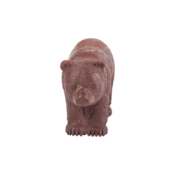 Lot 0149 <br/>A Russian jasper carved bear <br/>Estimate: 2000-3000€ - Image 3