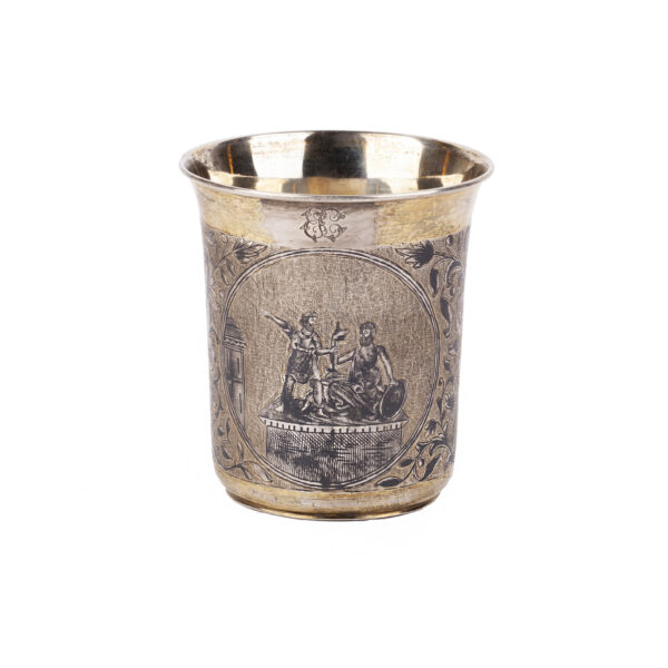 Lot 0174 <br/>A Russian silver-gilt and niello cup <br/>Estimate: 600-700€