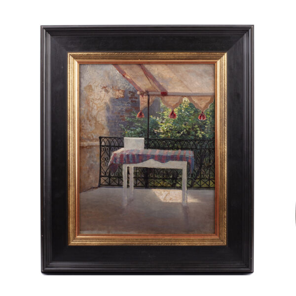 Lot 0175 <br/>Pavel Brjullov (1840-1914) "painting of terrace" <br/>Estimate: 5000-6000€