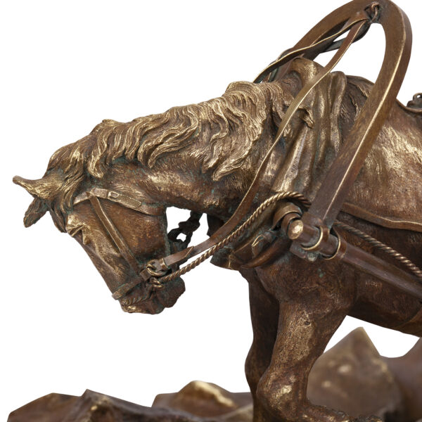 Lot 0018 <br/>A Russian bronze composition by Vasiliy Grachev <br/>Estimate: 10000-12000€ - Image 2