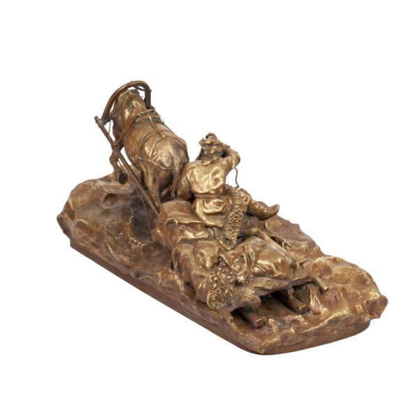 Lot 0018 <br/>A Russian bronze composition by Vasiliy Grachev <br/>Estimate: 10000-12000€ - Image 5