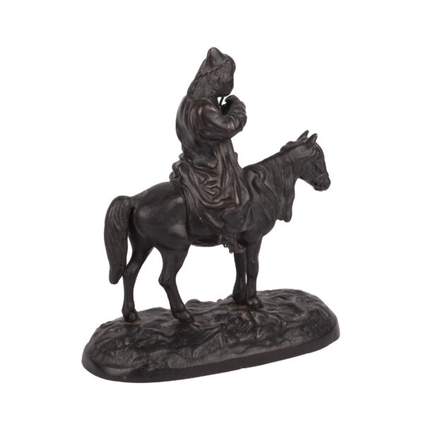 Lot 0020 <br/>A sculpture 'Kyrgyz on Horseback'. Ural, Kusinsky Ironworks, modeled by A.L. Ober, after 1896. <br/>Estimate: 400-500€ - Image 3