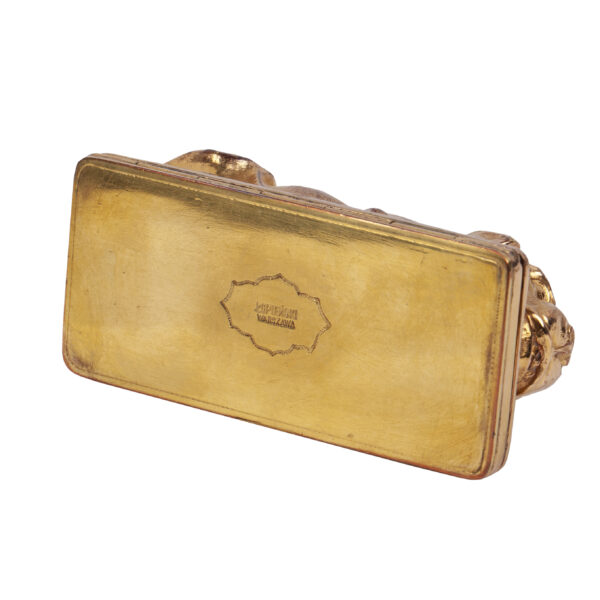 Lot 0215 <br/>A gilt metal snuff-box in the shape of a dog (pug) <br/>Estimate: 400-500€ - Image 3