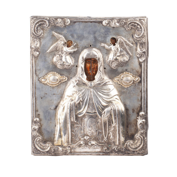 Lot 0222 <br/>A Balkan 18th century Icon of the Holy Martyr Paraskeva <br/>Estimate: 1200-1500€