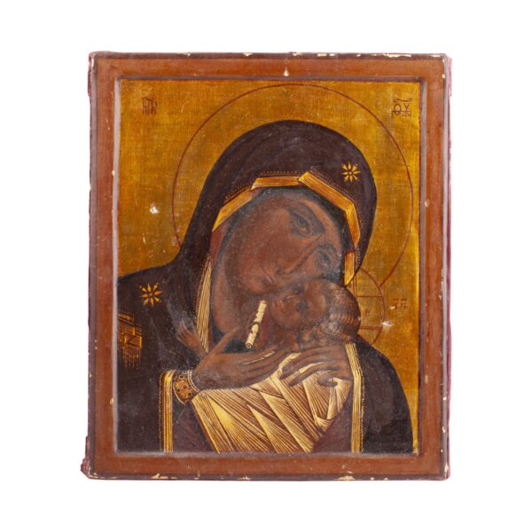 Lot 0226 <br/>A Russian Icon of "The Mother of God of Korsun" <br/>Estimate: 3000-3500€ - Image 4