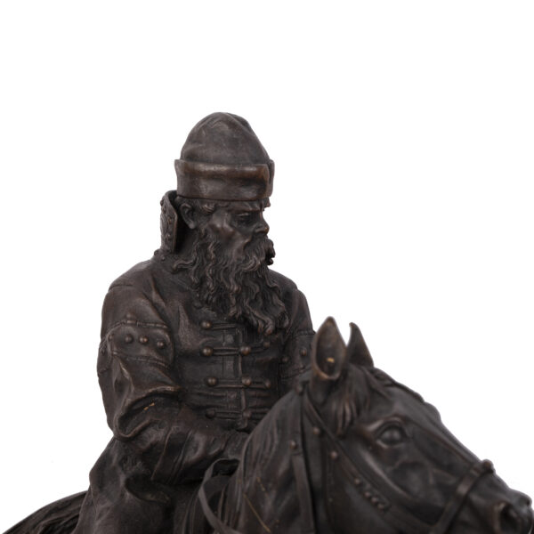 Lot 0022 <br/>A very rare Russian bronze composition "Tsar Ioann the Terrible and his Falconers" <br/>Estimate: 80000-120000€ - Image 8