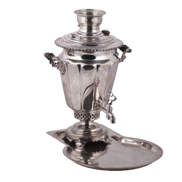 Lot 0247 <br/>A Russian Imperial samovar in the shape of a “Vodka glass” <br/>Estimate: 400-500€