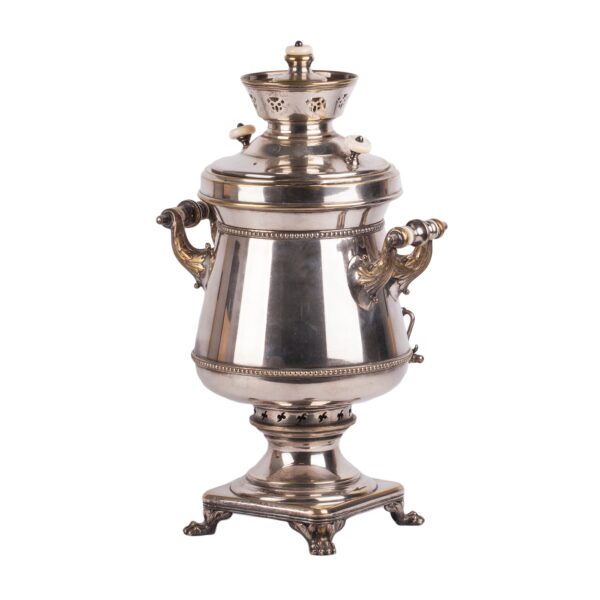 Lot 0257 <br/>A Polish samovar in the shape of a cannon <br/>Estimate: 1800-2000€ - Image 3