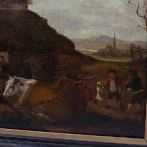 Lot 0265 <br/>A Flemish countryside landscape in the manner of 17th century <br/>Estimate: 2500-3000€ - Image 2