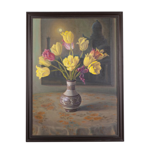 Lot 0272 <br/>Sergey Petrovich Shablavin "Tulips". 1986 <br/>Estimate: 2000-2500€