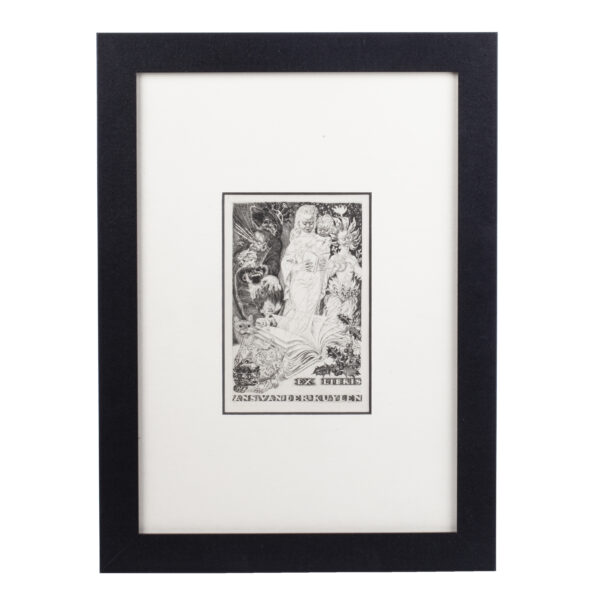 Lot 0282 <br/>Eduard Wiiralt "Exlibris for Ans van der Kuylen" <br/>Estimate: 600-700€