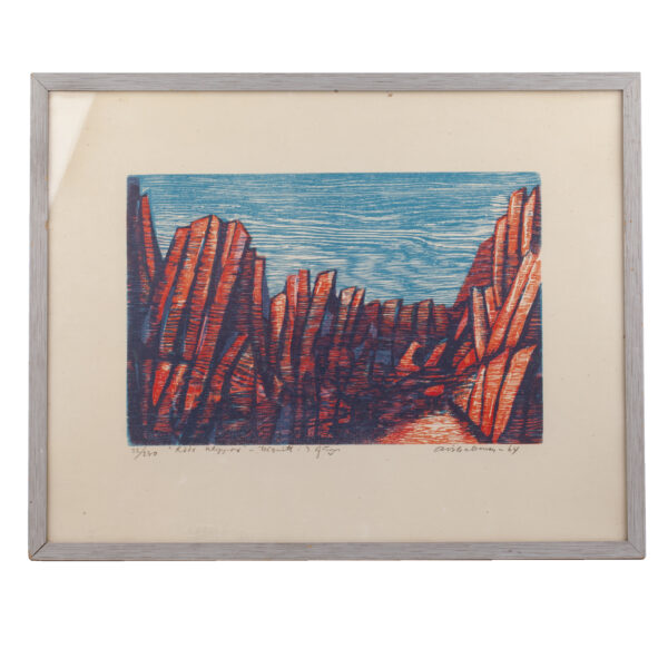 Lot 0283 <br/>Arno Vihalemm "Red Rocks" (1964) <br/>Estimate: 250-300€