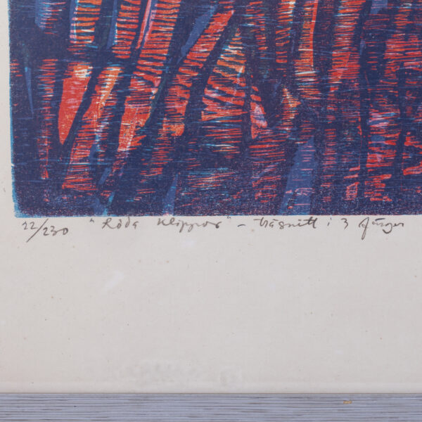 Lot 0283 <br/>Arno Vihalemm "Red Rocks" (1964) <br/>Estimate: 250-300€ - Image 2