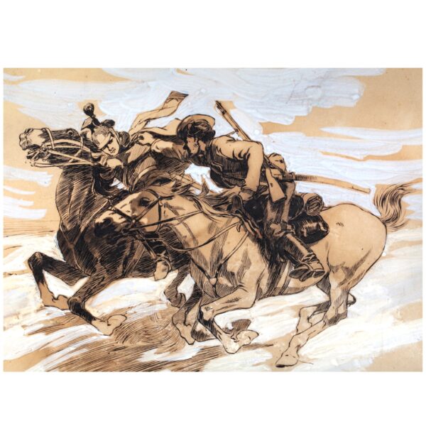 Lot 0285 <br/>The battle scene of the First World War <br/>Estimate: 1800-2500€ - Image 3