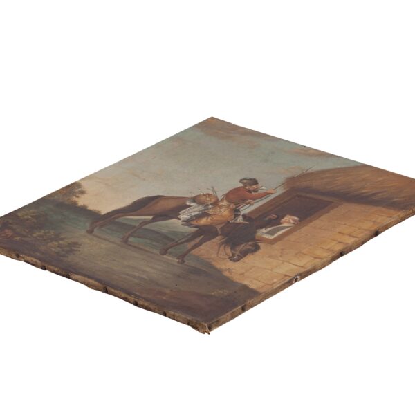 Lot 0286 <br/>"Donskoy cossack at rest". Attributed to A. Orlovskiy <br/>Estimate: 1000-1200€ - Image 3