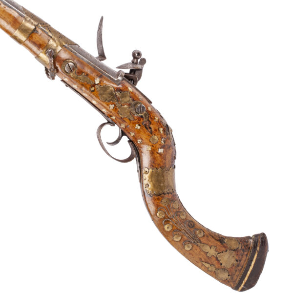 Lot 0301 <br/>An Antique 19th-Century Afghan Flintlock rifle <br/>Estimate: 800-1000€ - Image 6