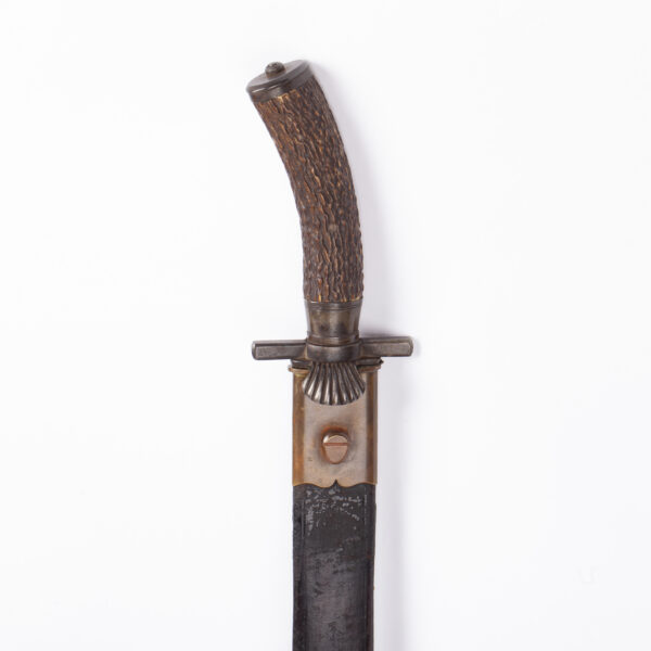 Lot 0312 <br/>A High quality German XIX century hirschfanger hunting dagger <br/>Estimate: 2500-3000€ - Image 9