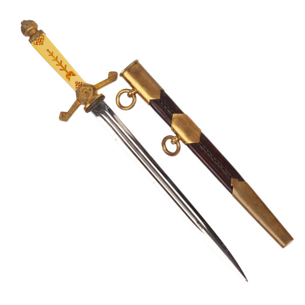 Lot 0315 <br/>A Latvian Model 1923 military administration dagger <br/>Estimate: 5000-7000€ - Image 2