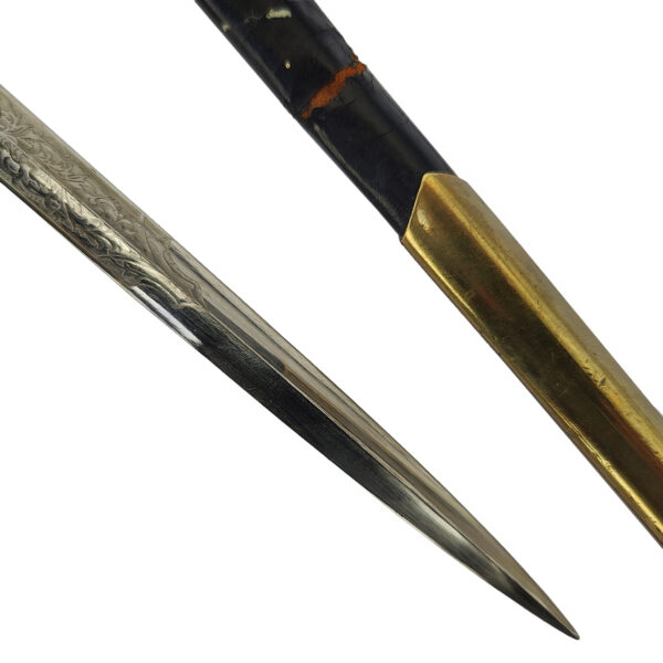 Lot 0317 <br/>A Russian Imperial Navy Dagger, Model 1810, F.W. Höller, Solingen <br/>Estimate: 3000-3500€ - Image 5