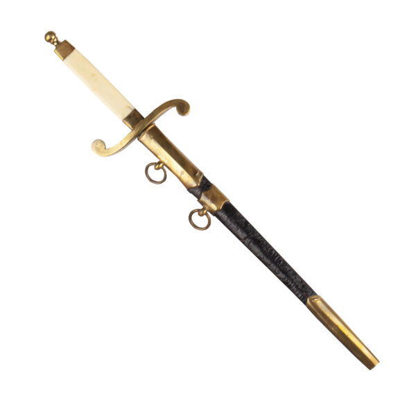 Lot 0318 <br/>M-1810 Russian Imperial Navy Dagger. Skosarev <br/>Estimate: 3000-3500€ - Image 2