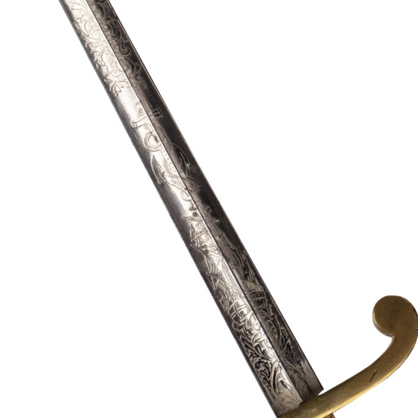 Lot 0318 <br/>M-1810 Russian Imperial Navy Dagger. Skosarev <br/>Estimate: 3000-3500€ - Image 6