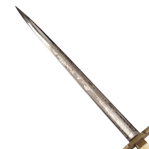 Lot 0320 <br/>M-1810 Russian Imperial Navy Dagger <br/>Estimate: 2500-3000€ - Image 5