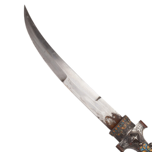 Lot 0323 <br/>A 20th-century Moroccan Jambiya, primarily a tourist dagger <br/>Estimate: 100-150€ - Image 6