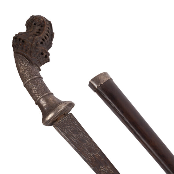 Lot 0324 <br/>A late 19th to early 20th century Thai Lombok Pedang sword <br/>Estimate: 900-1000€ - Image 2