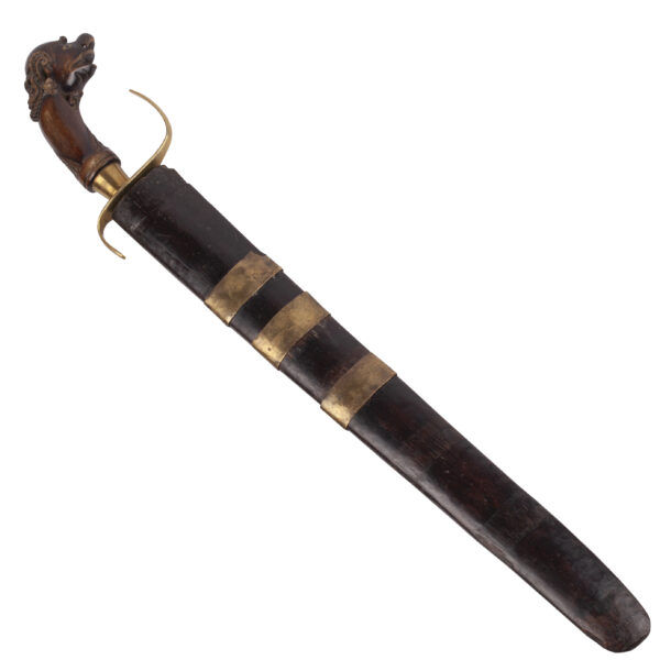 Lot 0325 <br/>A 20th-century Asian Malay Bali Indonesian Kris-style hilt dagger/short sword <br/>Estimate: 400-500€ - Image 2