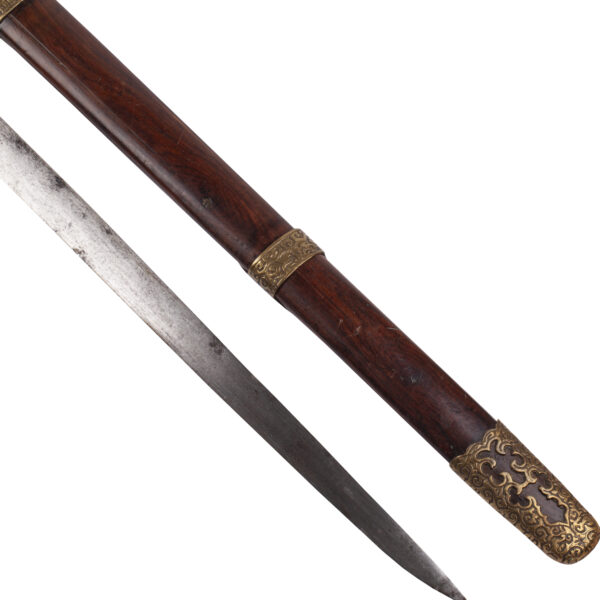 Lot 0327 <br/>A late 19th-century Qing Dynasty Gu Pi Jian Chinese sword <br/>Estimate: 400-500€ - Image 3