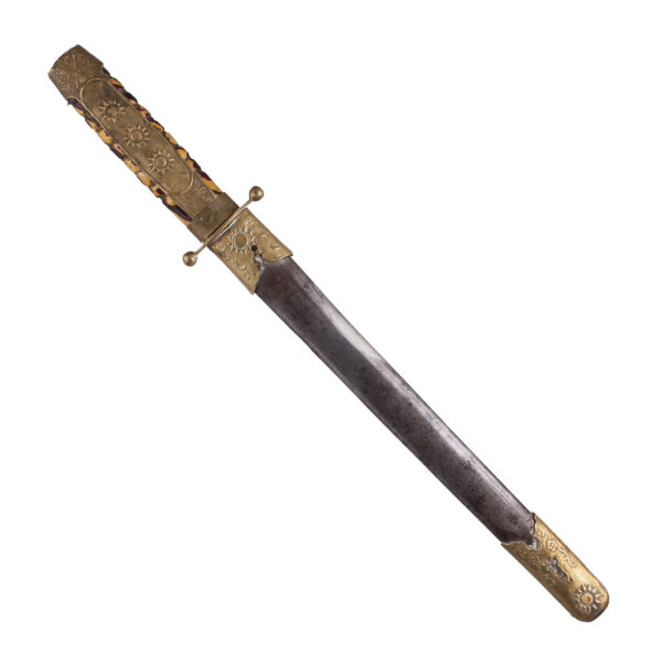 Lot 0328 <br/>A Chinese Kuomintang 1940’s dagger <br/>Estimate: 500-600€ - Image 4