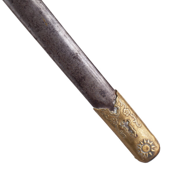 Lot 0328 <br/>A Chinese Kuomintang 1940’s dagger <br/>Estimate: 500-600€ - Image 6