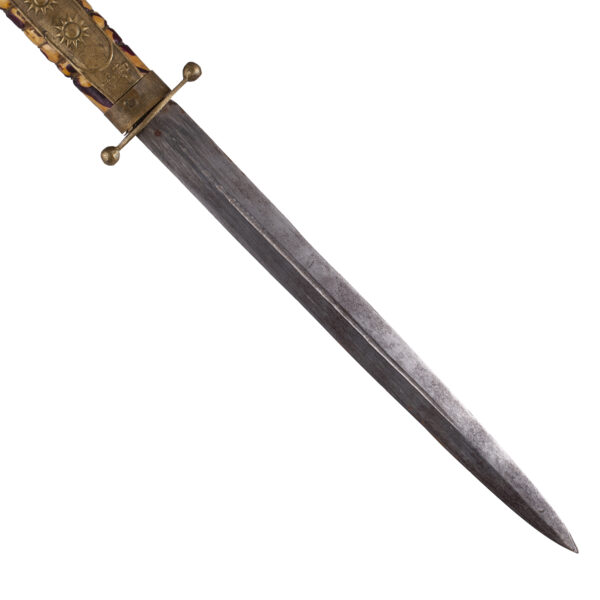 Lot 0328 <br/>A Chinese Kuomintang 1940’s dagger <br/>Estimate: 500-600€ - Image 8