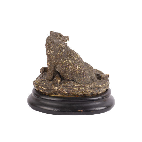 Lot 0004 <br/>A Russian bronze composition "Bear in brushwood" <br/>Estimate: 12000-14000€ - Image 4