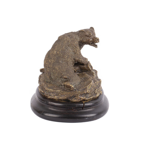 Lot 0004 <br/>A Russian bronze composition "Bear in brushwood" <br/>Estimate: 12000-14000€ - Image 5