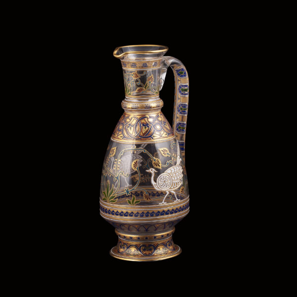 Lot 0064 <br/>A very rare Russian glass and enamel painted vase <br/>Estimate: 12000-15000€ - Image 9