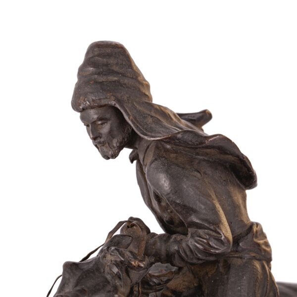 Lot 0006 <br/>A Russian bronze composition “Little Kyrgyz or Bashkir the herdsman” <br/>Estimate: 2000-3000€ - Image 11