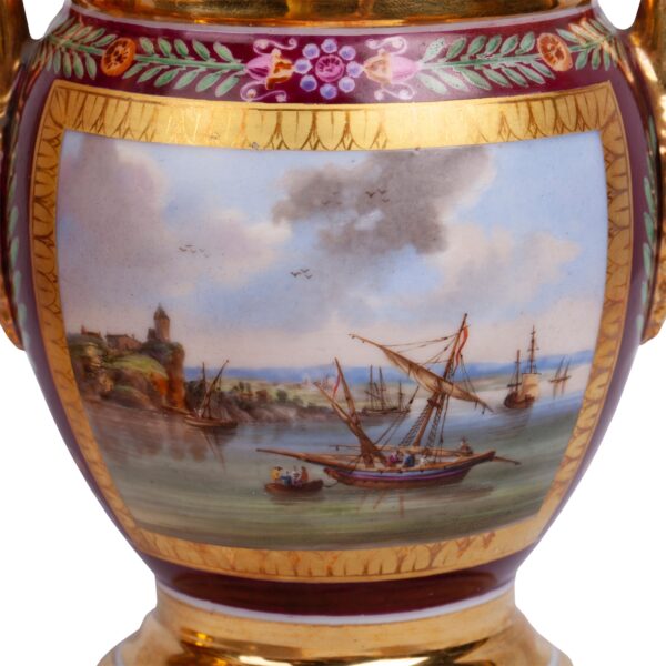 Lot 0087 <br/>An interesting Russian porcelain coffee set featuring views of Feodosia <br/>Estimate: 2500-3000€ - Image 2