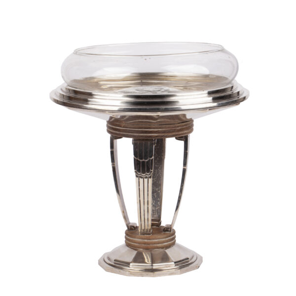 Lot 0096 <br/>An elegant Art Deco silver-plated centerpiece by Durousseau & Raynaud <br/>Estimate: 200-250€ - Image 2