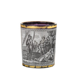 Lot 0151 <br/>Imperial Glass Manufactory. Glass with the Scene The Parting of Rinaldo and Armida
<br/>Estimate: 5000-6000€