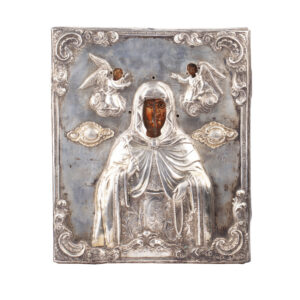 Lot 0174 <br/>Balkan 18th Century Icon of the Holy Martyr Paraskeva <br/>Estimate: 1200-1500€