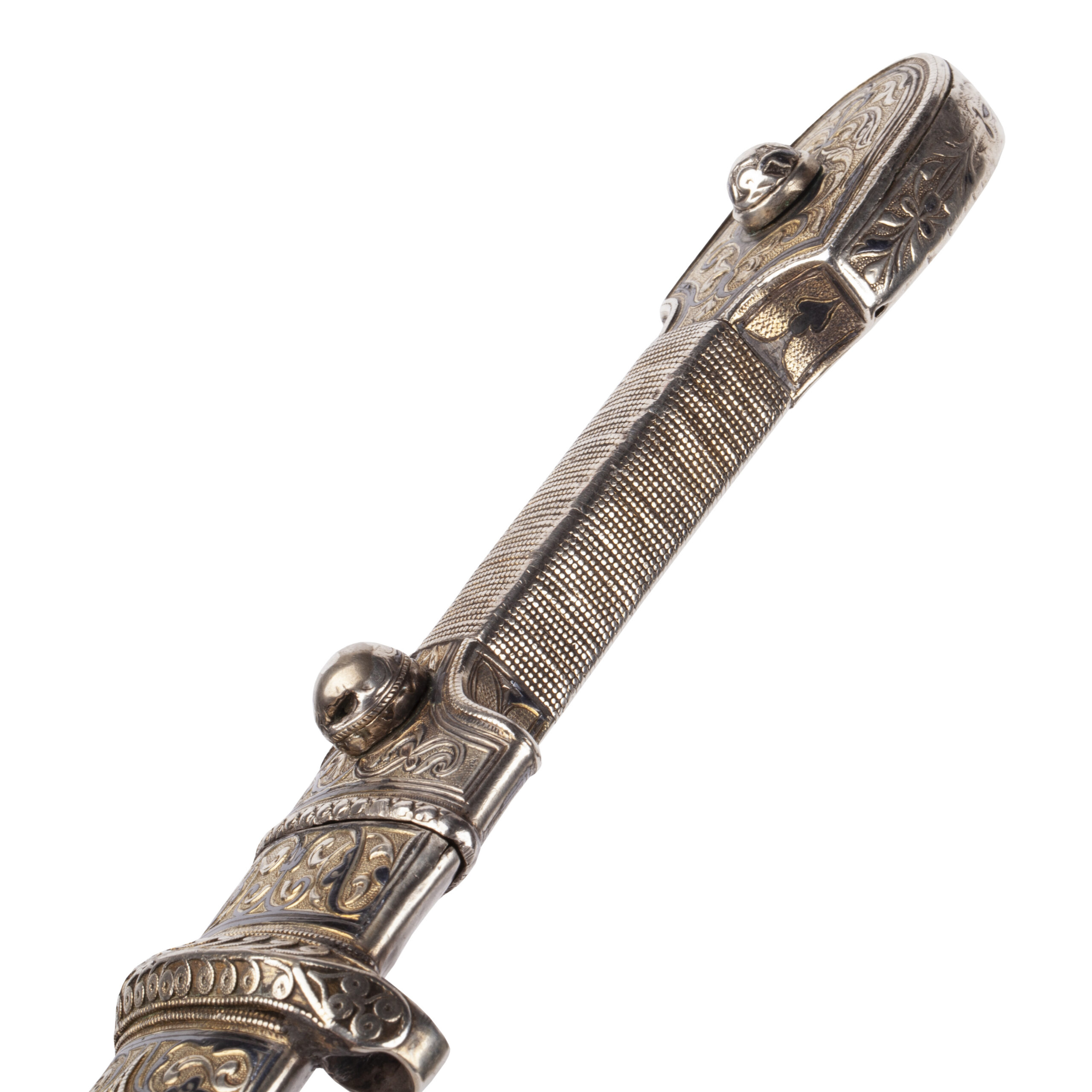 Lot 0228 <br/>Rare 19th Century Caucasian (Georgian) Kindjal – Russian Dagger <br/>Estimate: 3500-4000€ - Image 3