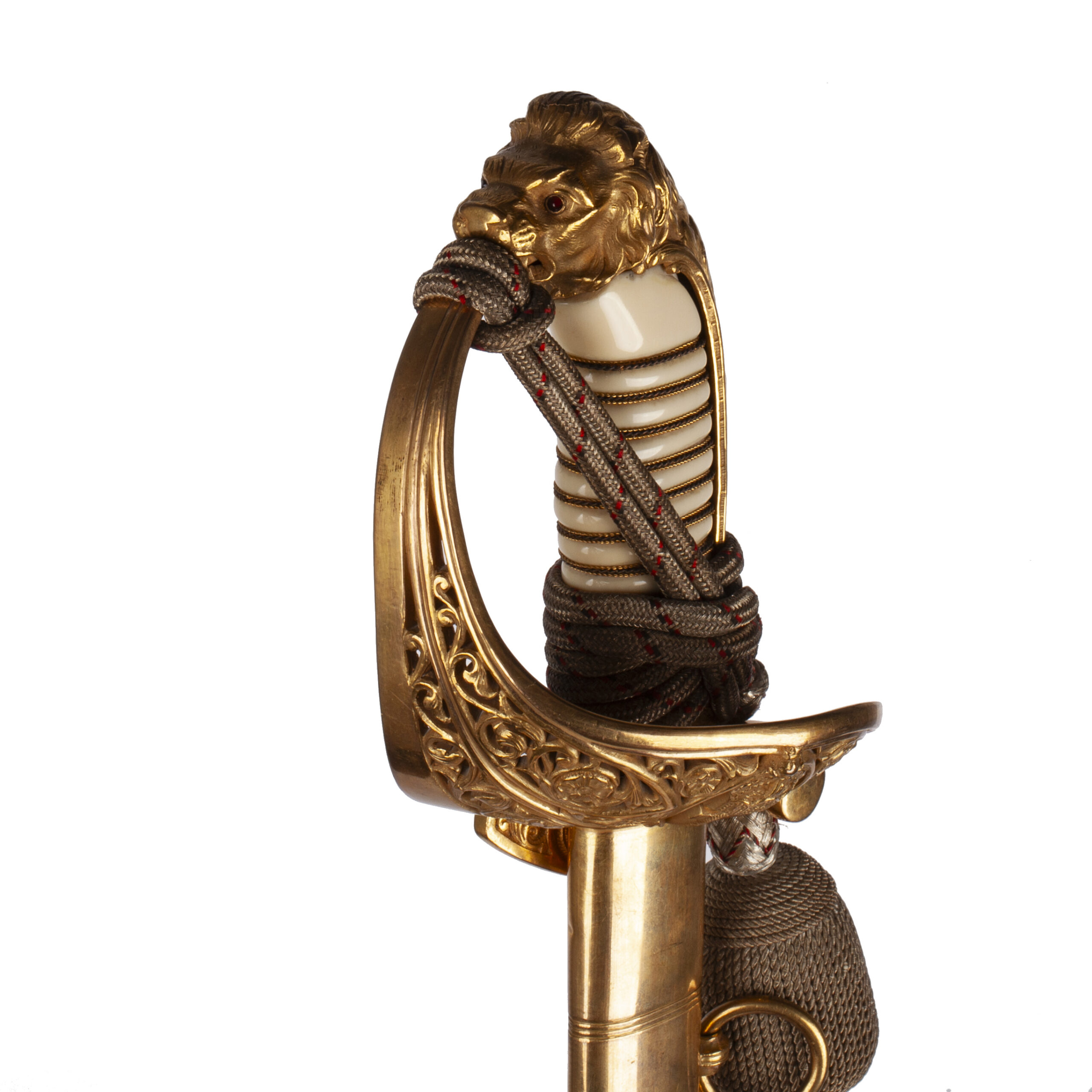 Lot 0236 <br/>Imperial German Naval Officer’s Sword with Damascus Blade <br/>Estimate: 10000-12000€ - Image 4