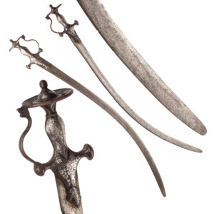 Lot 0262 <br/>A 19th c. Indo-Persian sword (Pulwar / Talwar / Tulwar) <br/>Estimate: 300-350€