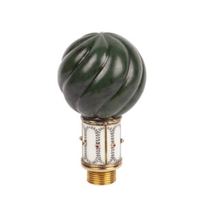 Lot 0092 <br/>Faberge Gold and Nephrite Cane Handle by Viktor Aarne <br/>Estimate: 8000-12000€