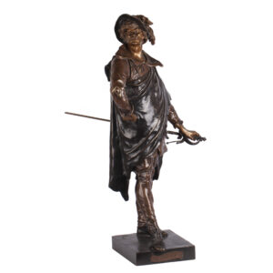 Lot 0009 <br/>Bronze Sculpture of “Don César De Bazan” by Emile PICAULT (1833-1915) <br/>Estimate: 5000-6000€