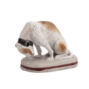 Lot 0137 <br/>Gardner Figurine “Seated Pointer”, Porcelain, Moscow, 19th Century <br/>Estimate: 1000-1200€